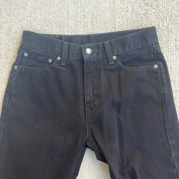 Men's Levi’s 505 30 x 30 Black Jeans Straight fit - Picture 2 of 6